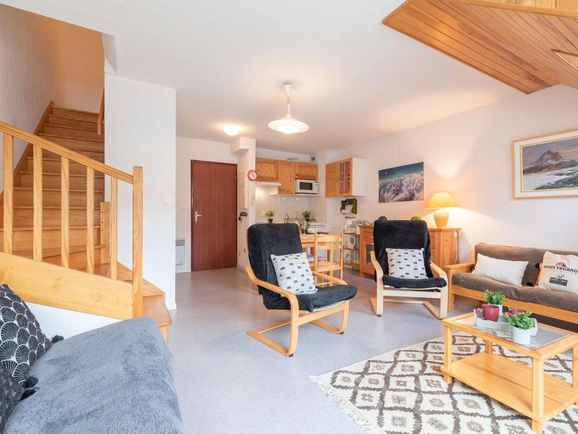 Duplex Confortable Avec 2 Chambres, Balcon Et Parking A Saint Lary Village, Proche Des Thermes Et Telecabine - Fr-1-296-336 Kültér fotó